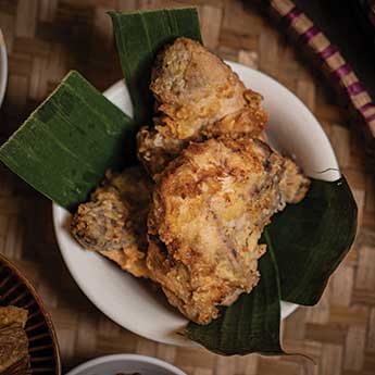 Ayam Goreng (crispy fried chicken)